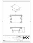 Maxx-ER (Erowa) Flat Electrode Holder 81X51 Stainless Uniplate print