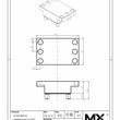 Maxx-ER (Erowa) Flat Electrode Holder 81X51 Stainless Uniplate print