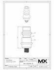 Maxx-ER (Erowa) Spigot ER-010742 Manual Chucking Spigot F/M Production print