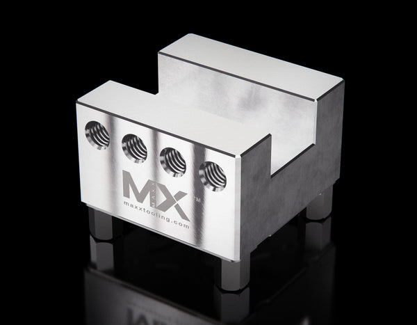 Maxx-ER (Erowa) Electrode Holder Aluminum Slotted U20 front