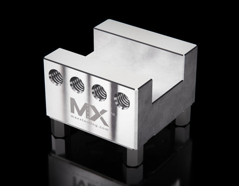 Maxx-ER (Erowa) Electrode Holder Aluminum Slotted U25 front