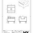 Maxx-ER (Erowa) Electrode Holder Stainless Slotted  U25 print
