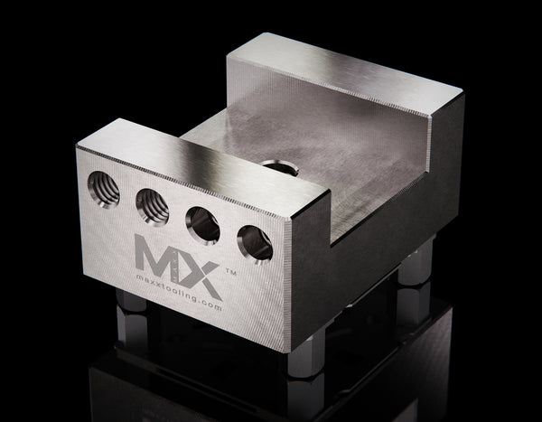 Maxx-ER (Erowa) Electrode Holder Stainless Slotted U35 front 