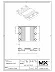 MaxxUPC Juego de 4 segmentos de centrado UPC